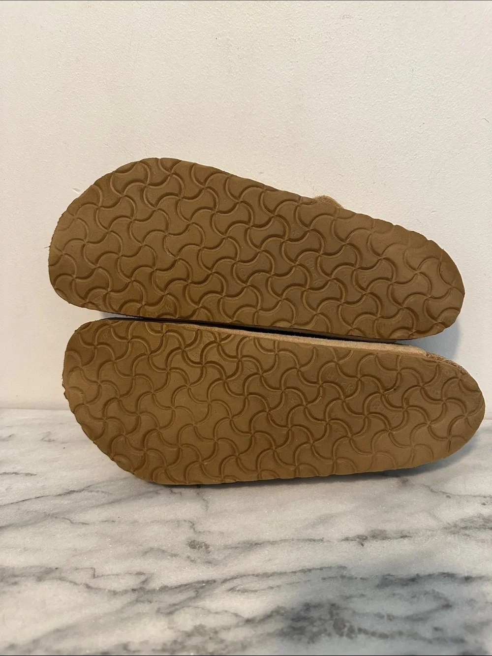 Birkenstocks Men's Suede Slip-On Clog in Tan - Adjustable Buckle Germany Sz 43